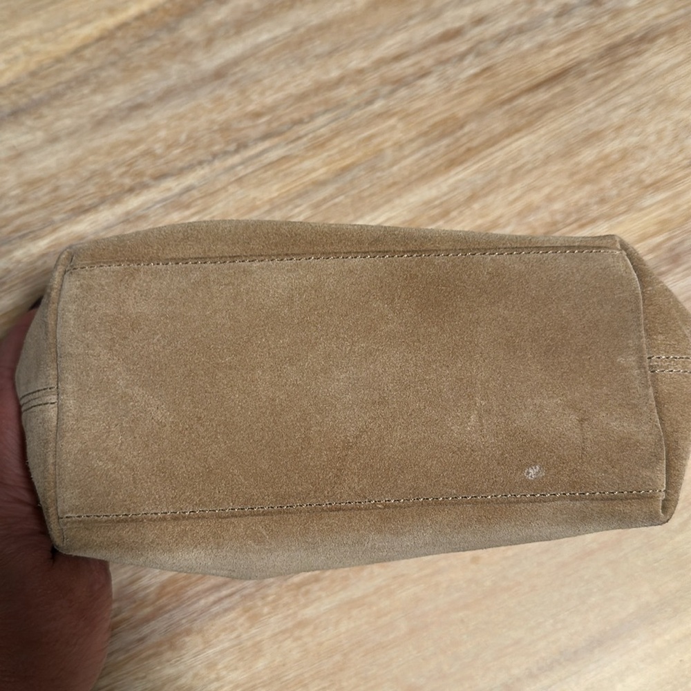 Coach Tan Suede Bag - Picture 6 of 10